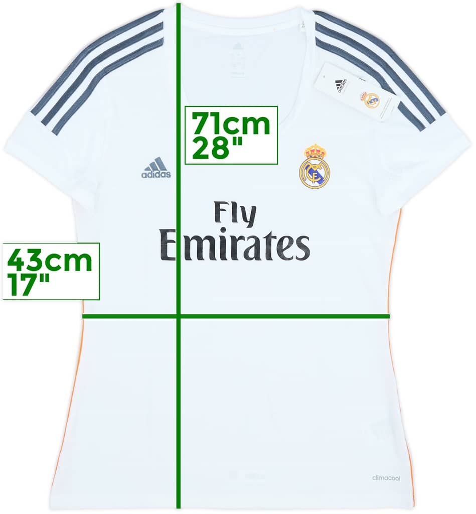 2013-14 Real Madrid Home Shirt (Women's L)