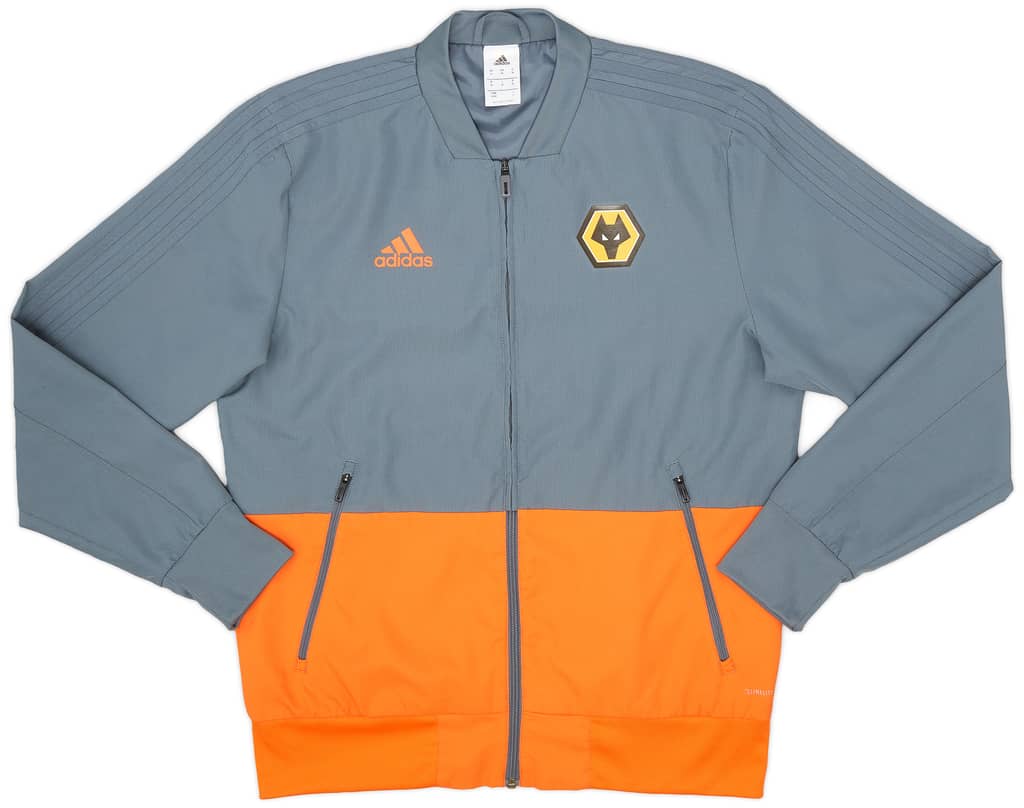 2018-19 Wolves adidas Track Jacket - 9/10 - (M)