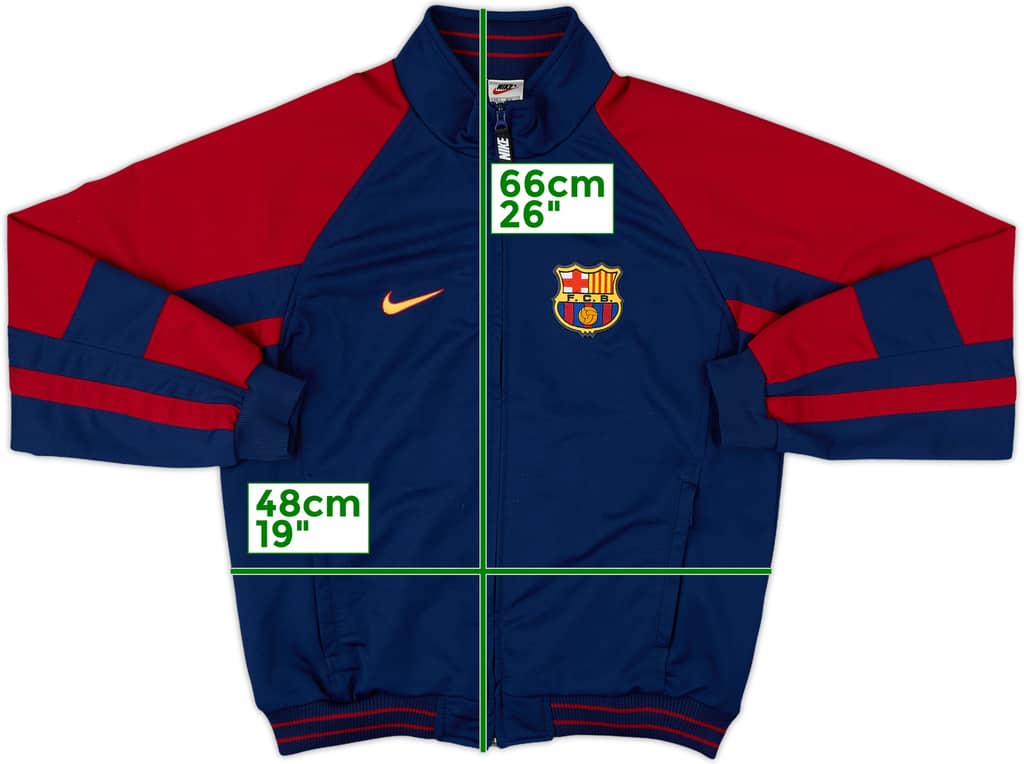 1999-01 Barcelona Nike Track Jacket - 8/10 - (S)