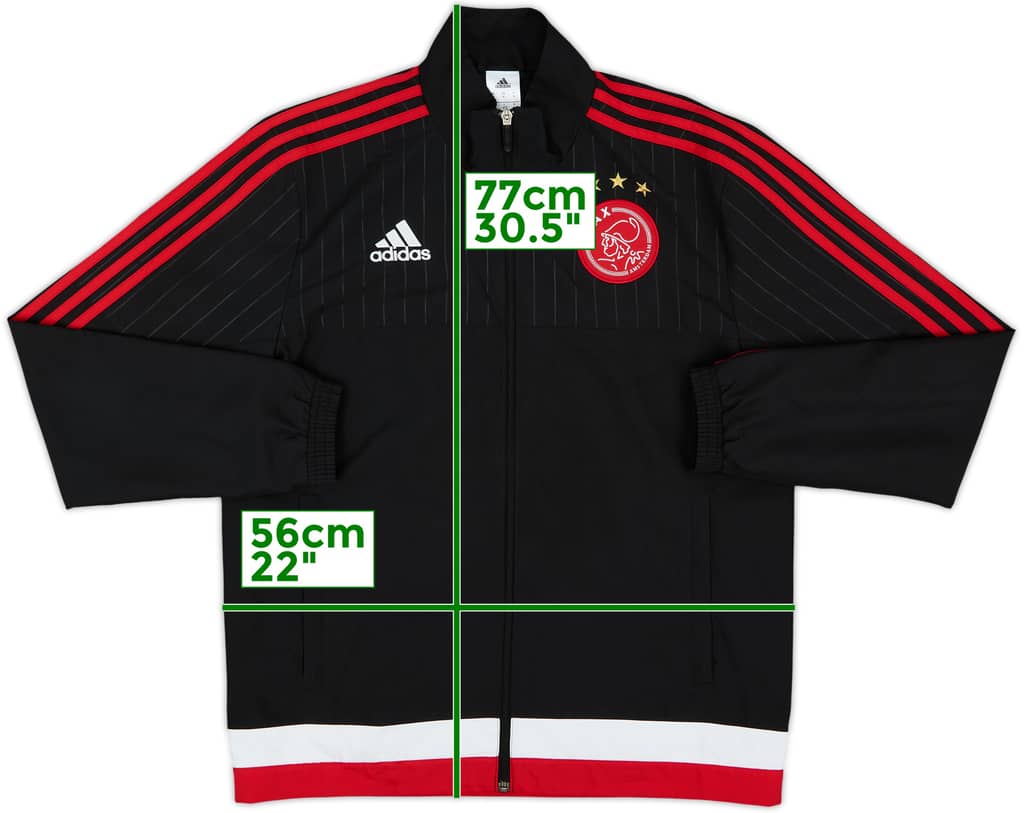 2015-16 Ajax adidas Track Jacket - 8/10 - (M)
