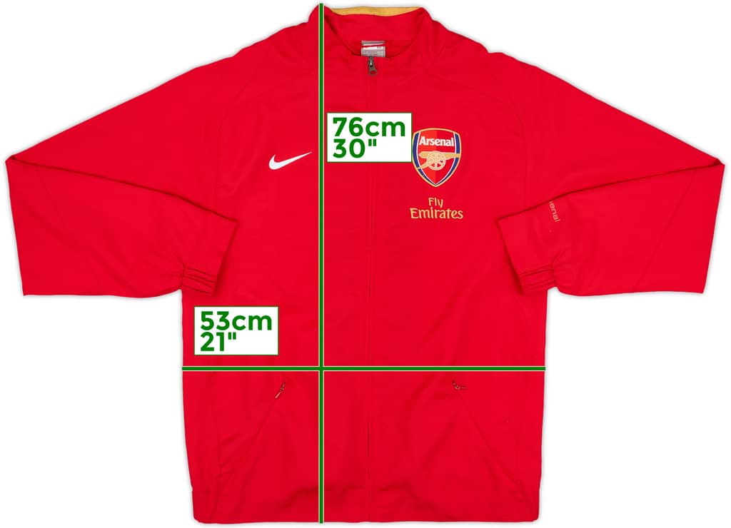 2008-09 Arsenal Nike Track Jacket - 10/10 - (M)
