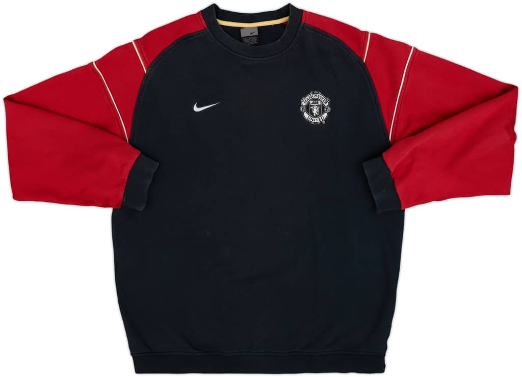 2003-04 Manchester United Nike Sweat Top - 6/10 - (L)