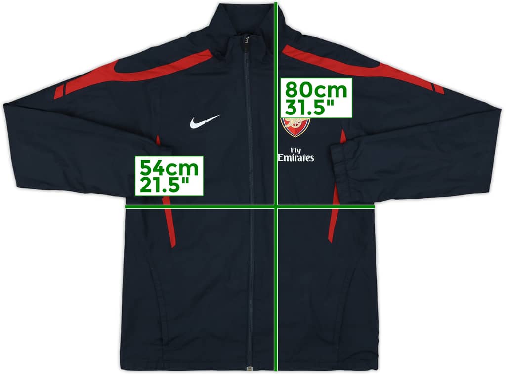 2010-11 Arsenal Nike Track Jacket - 8/10 - (S)
