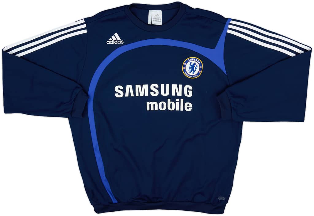 2007-08 Chelsea adidas Sweat Top - 7/10 - (XL)