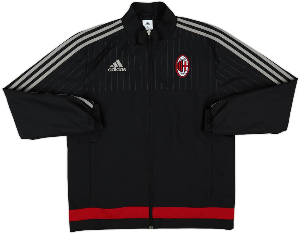 2015-16 AC Milan adidas Track Jacket - 9/10 - (M)