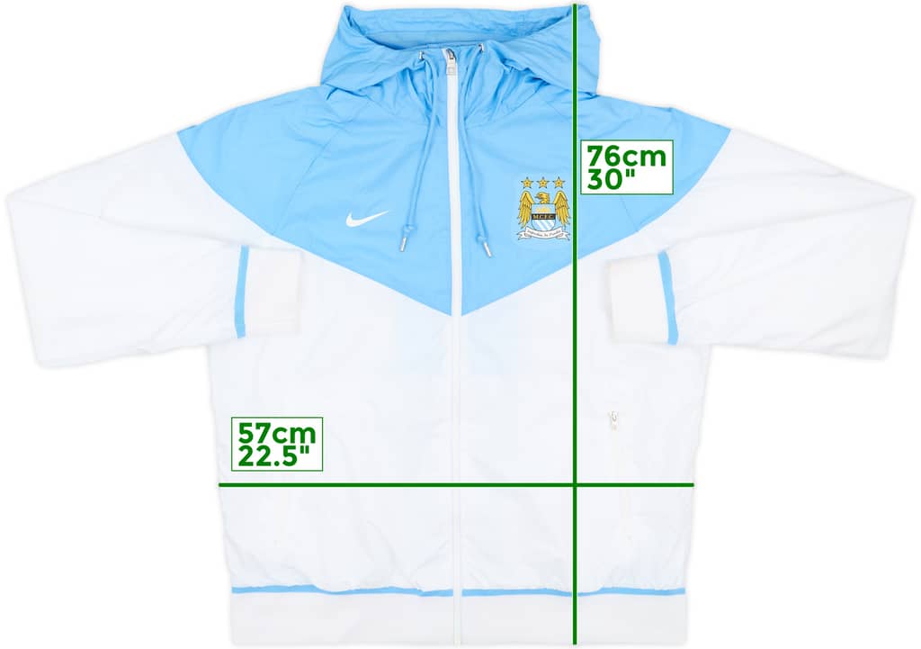 2015-16 Manchester City Nike Hooded - 10/10 - (L)