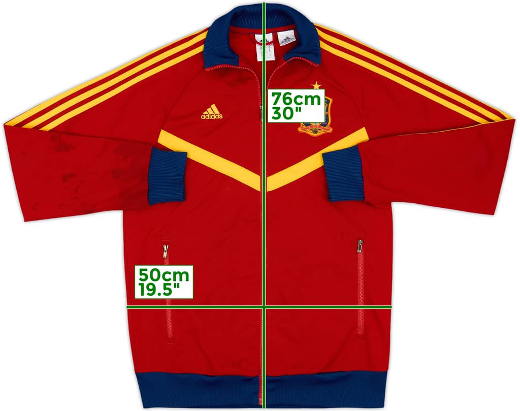 2012-13 Spain adidas Track Jacket - 8/10 - (M)