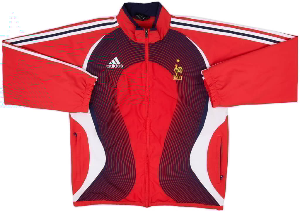 2007-08 France adidas Track Jacket - 8/10 - (M)