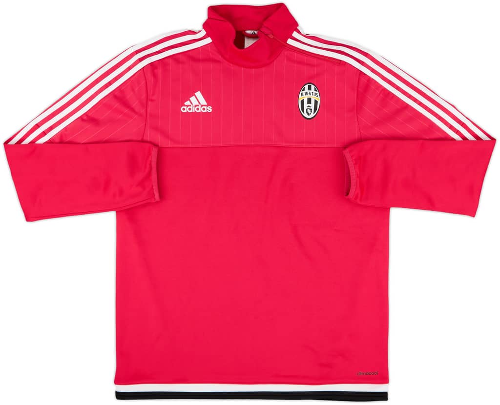 2015-16 Juventus adidas 1/4 Zip Sweat Top - 9/10 - (M)