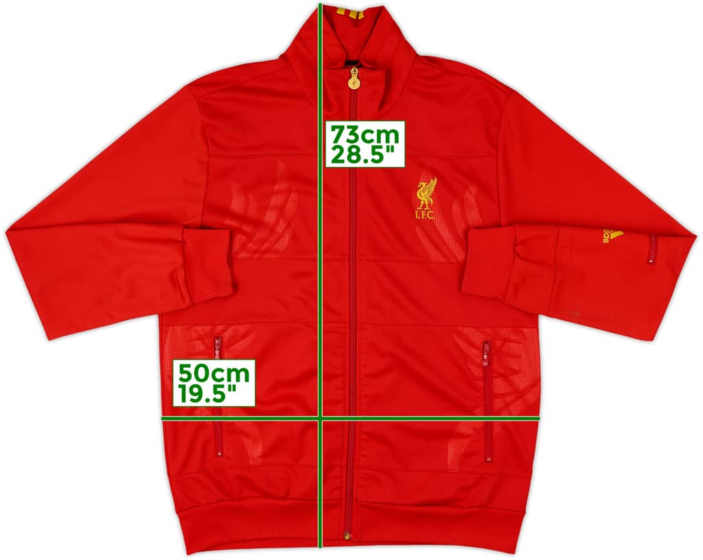 2009-10 Liverpool adidas Track Jacket - 8/10 - (L)