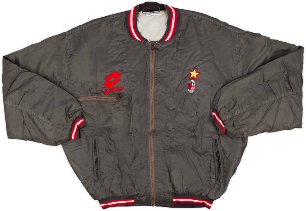1995-96 AC Milan Lotto Padded Bomber Jacket - 9/10 - (L)