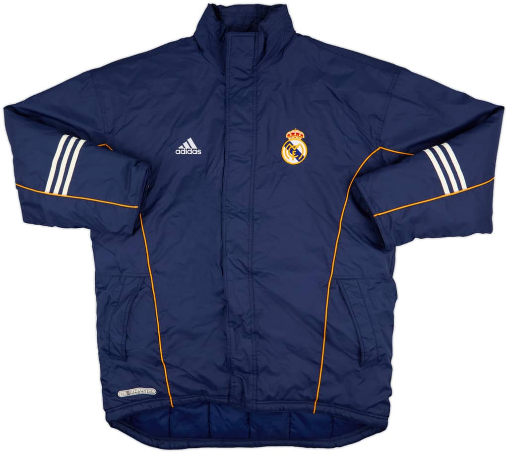 1999-00 Real Madrid adidas Padded Bench Coat - 8/10 - (XL)