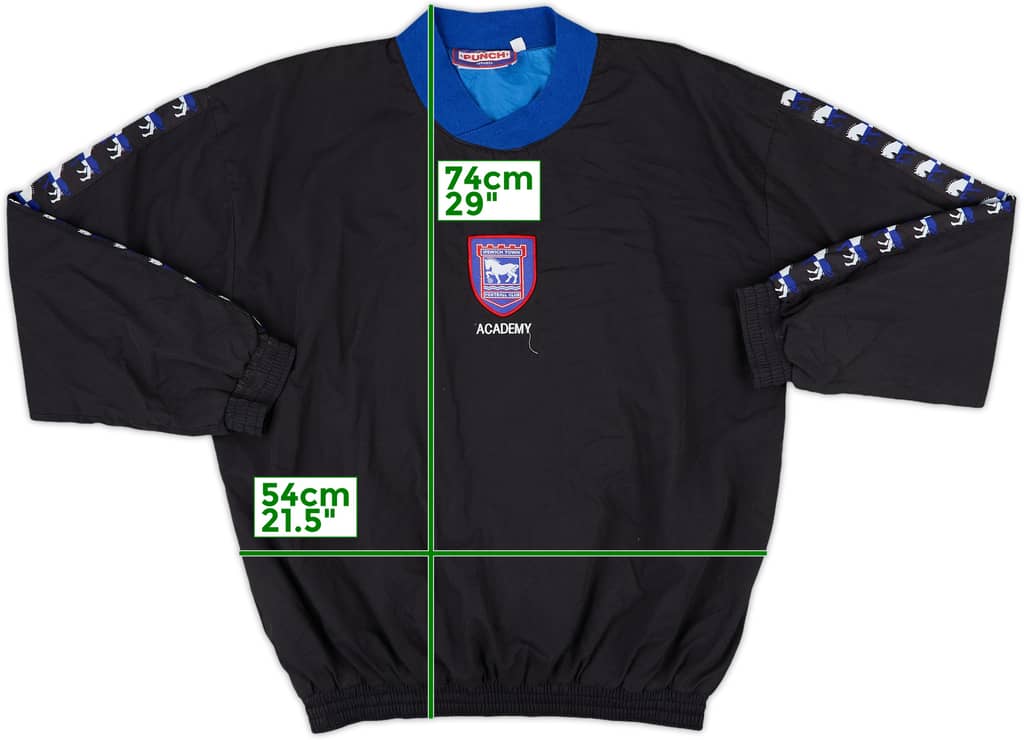 2000-01 Ipswich Academy Punch Drill Top - 9/10 - (L)