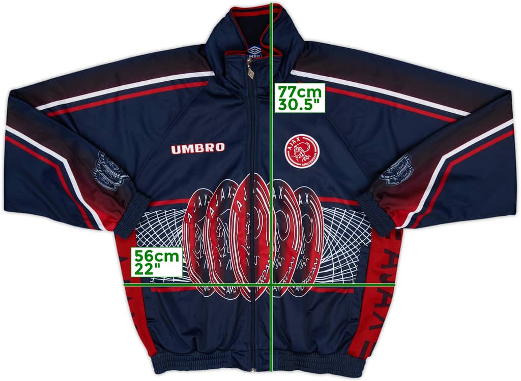 1997-98 Ajax Umbro Track Jacket - 10/10 - (L)