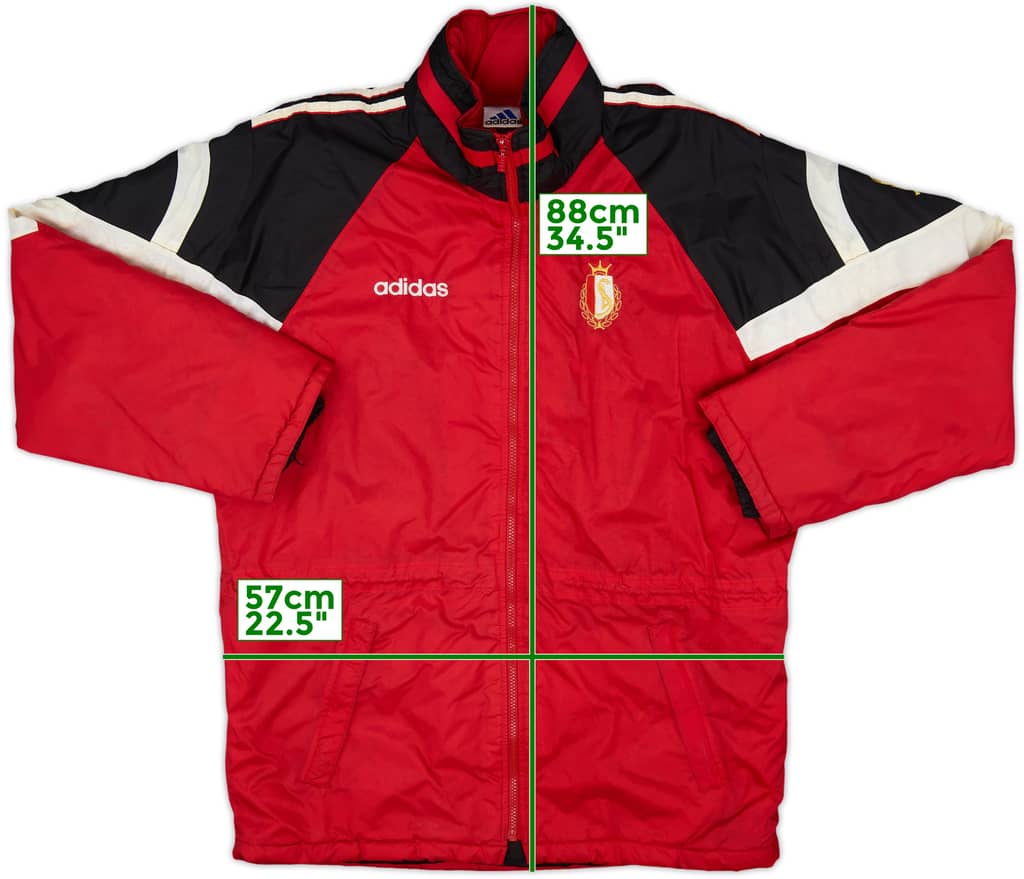 1997-98 Standard Liege adidas Padded Bench Coat - 6/10 - (M)