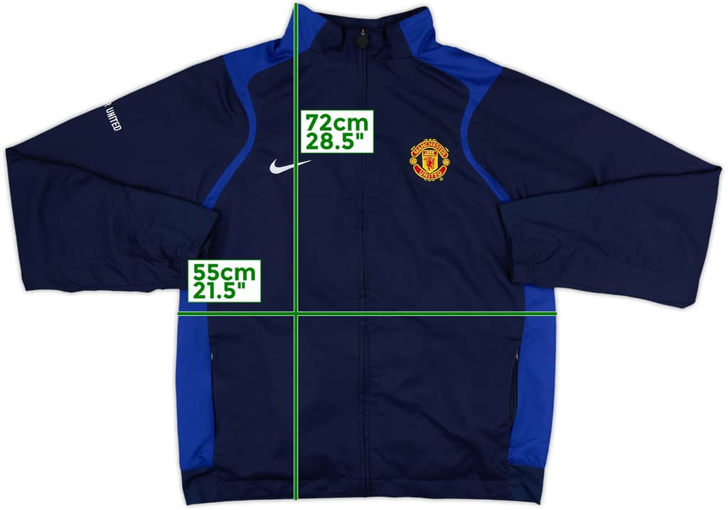 2006-07 Manchester United Nike Track Jacket - 10/10 - (M)