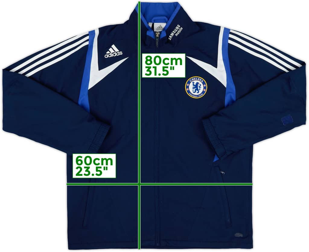 2007-08 Chelsea adidas Track Jacket - 8/10 - (L)