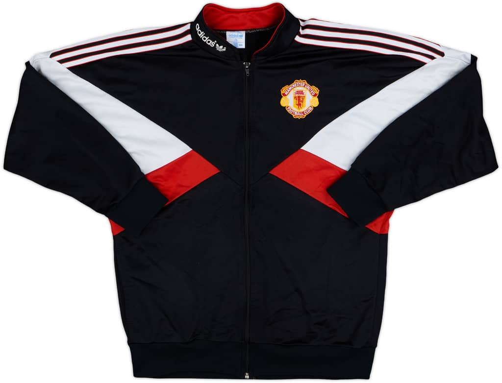 1986-88 Manchester United adidas Track Jacket - 9/10 - (S)