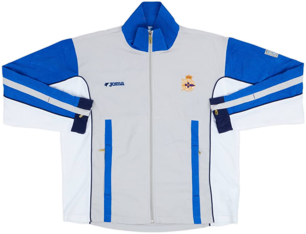 2005-06 Deportivo de La Coruna Joma Track Jacket - 8/10 - (M)
