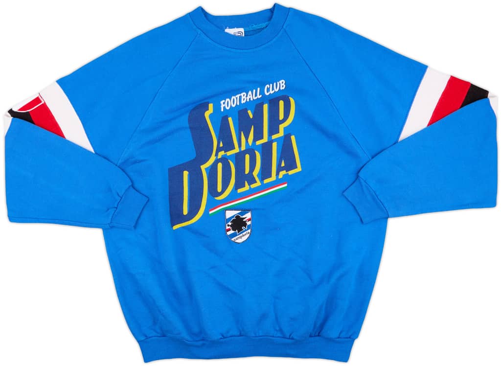 1990-91 Sampdoria Le Felpe Dei Grandi Club Sweat Top - 8/10 - (L)