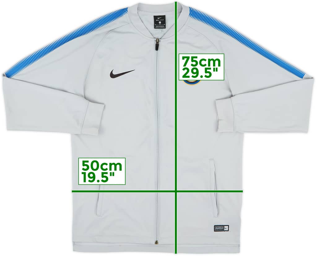 2018-19 Inter Milan Nike Track Jacket - 9/10 - (M)