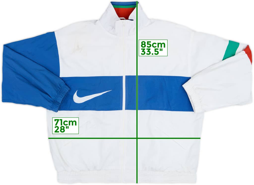 1996-97 Italy Nike Track Jacket - 6/10 - (XL)