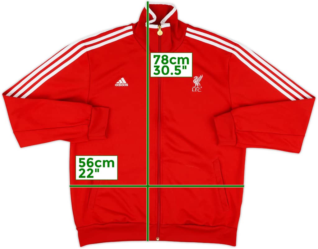 2010-11 Liverpool adidas Track Jacket - 9/10 - (L)
