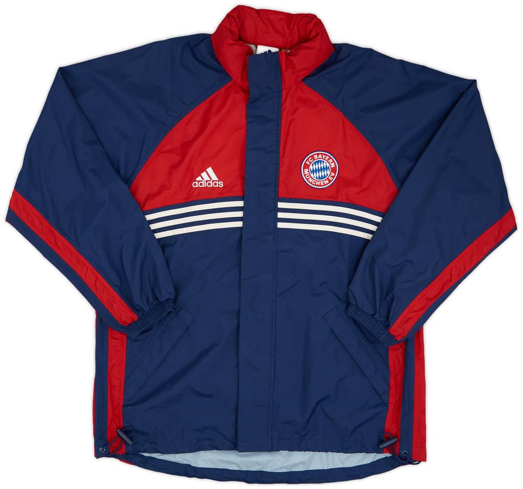 1998-00 Bayern Munich adidas Hooded Rain Jacket - 6/10 - (L)