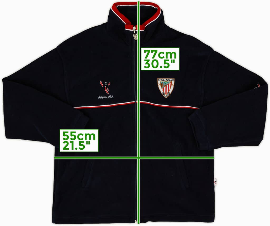 2001-02 Athletic Bilbao Fleece Jacket - 8/10 - (M)