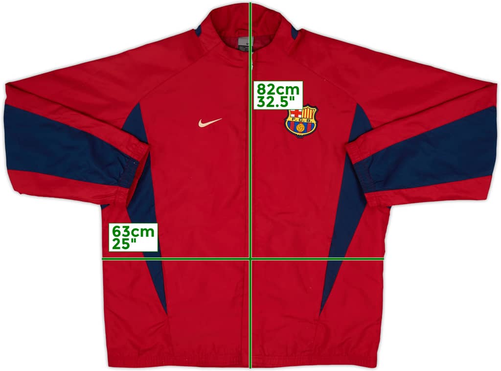 2001-02 Barcelona Nike Track Jacket - 8/10 - (L)