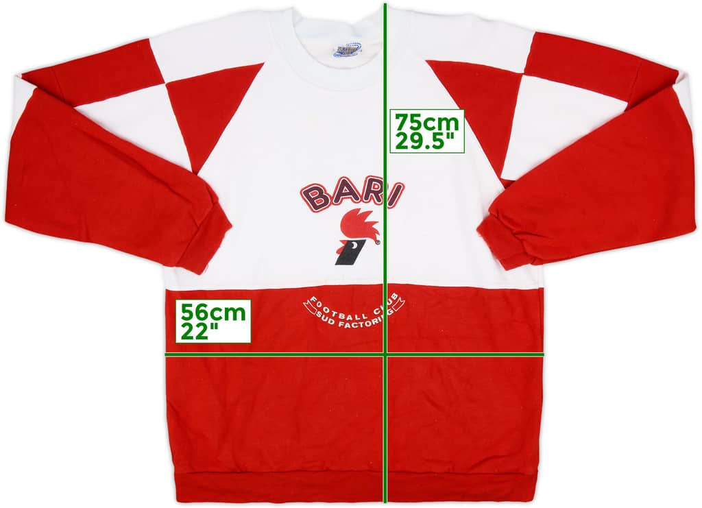 1990-91 Bari Le Felpe Dei Grandi Sweat Top - 7/10 - (L)