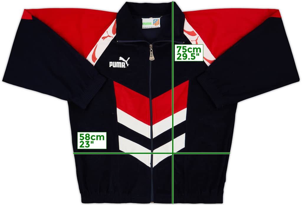 1994-95 Atletico Madrid Puma Track Jacket - 6/10 - (XL)
