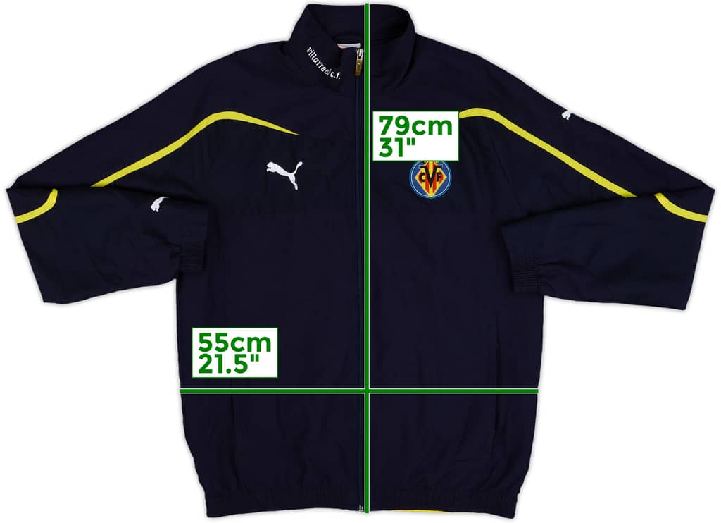 2010-11 Villarreal Puma Track Jacket - 8/10 - (M)