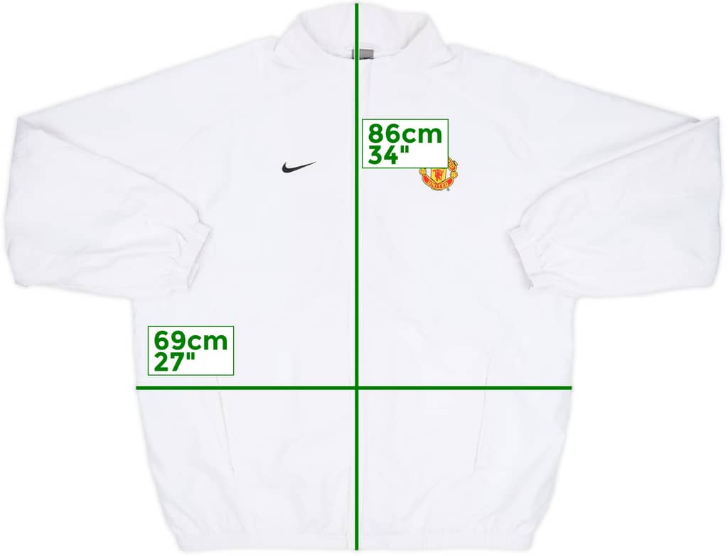 2002-03 Manchester United Nike Track Jacket - 8/10 - (XXL)