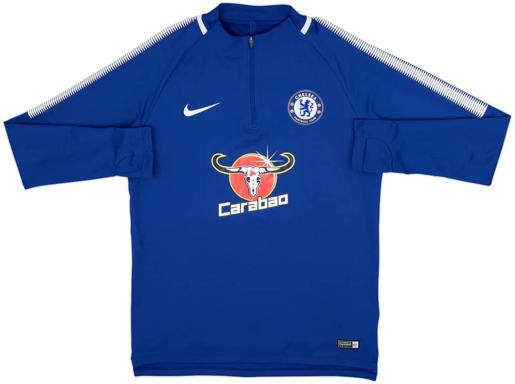 2017-18 Chelsea Nike 1/4 Zip Drill Top - 10/10 - (M)