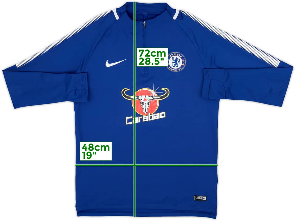 2017-18 Chelsea Nike 1/4 Zip Drill Top - 10/10 - (M)