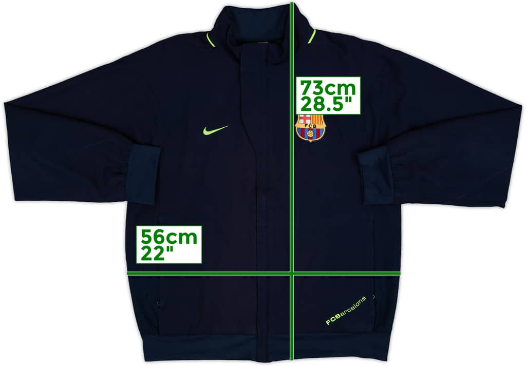 2007-08 Barcelona Nike Track Jacket - 8/10 - (M)