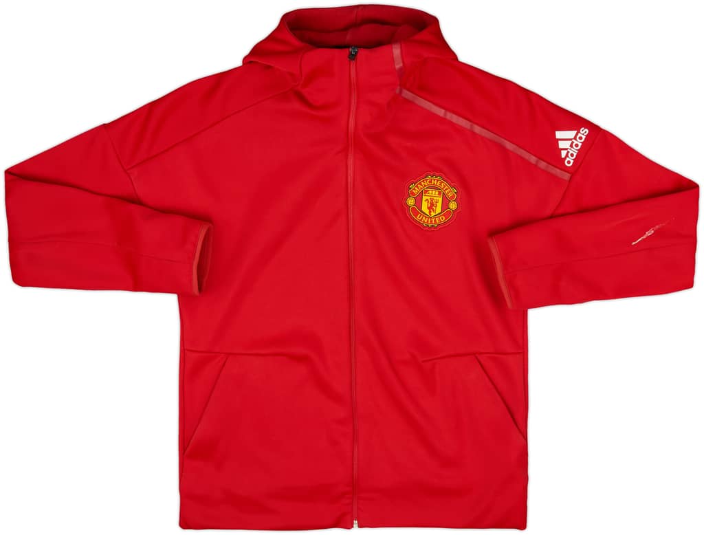2016-17 Manchester United Nike Hooded Track Jacket - 8/10 - (M)