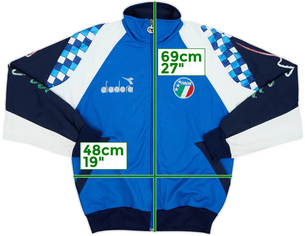 1990 Italy Diadora Track Jacket - 6/10 - (M)