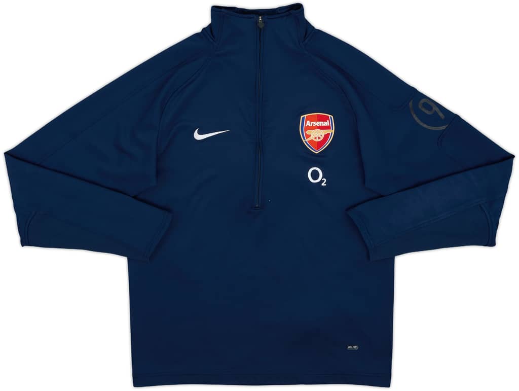 2005-06 Arsenal Nike 1/2 Zip Drill Top - 7/10 - (M)