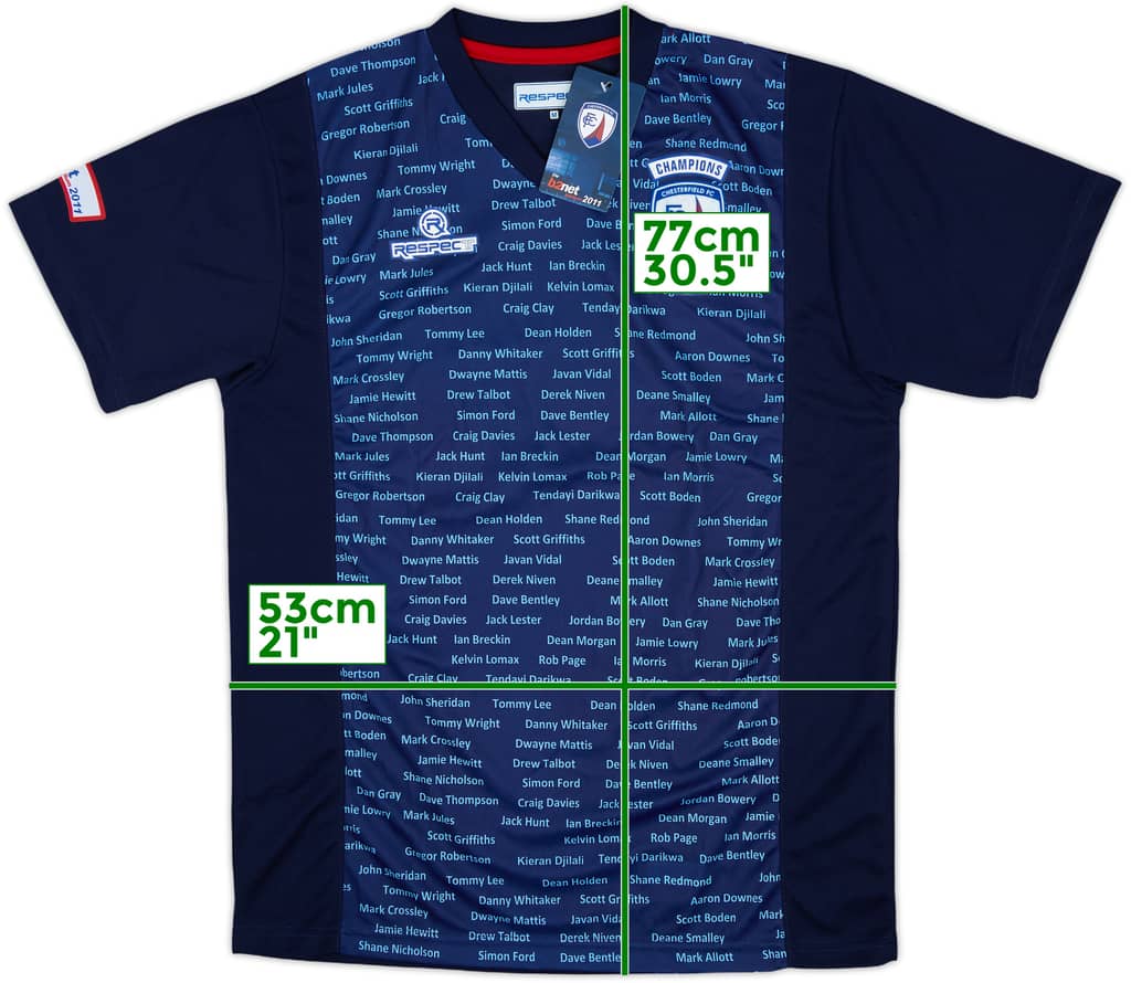 2010-11 Chesterfield 'Champions 2010-11' Special Shirt (M)
