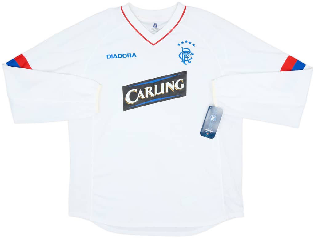 2003-04 Rangers Third L/S Shirt (L)
