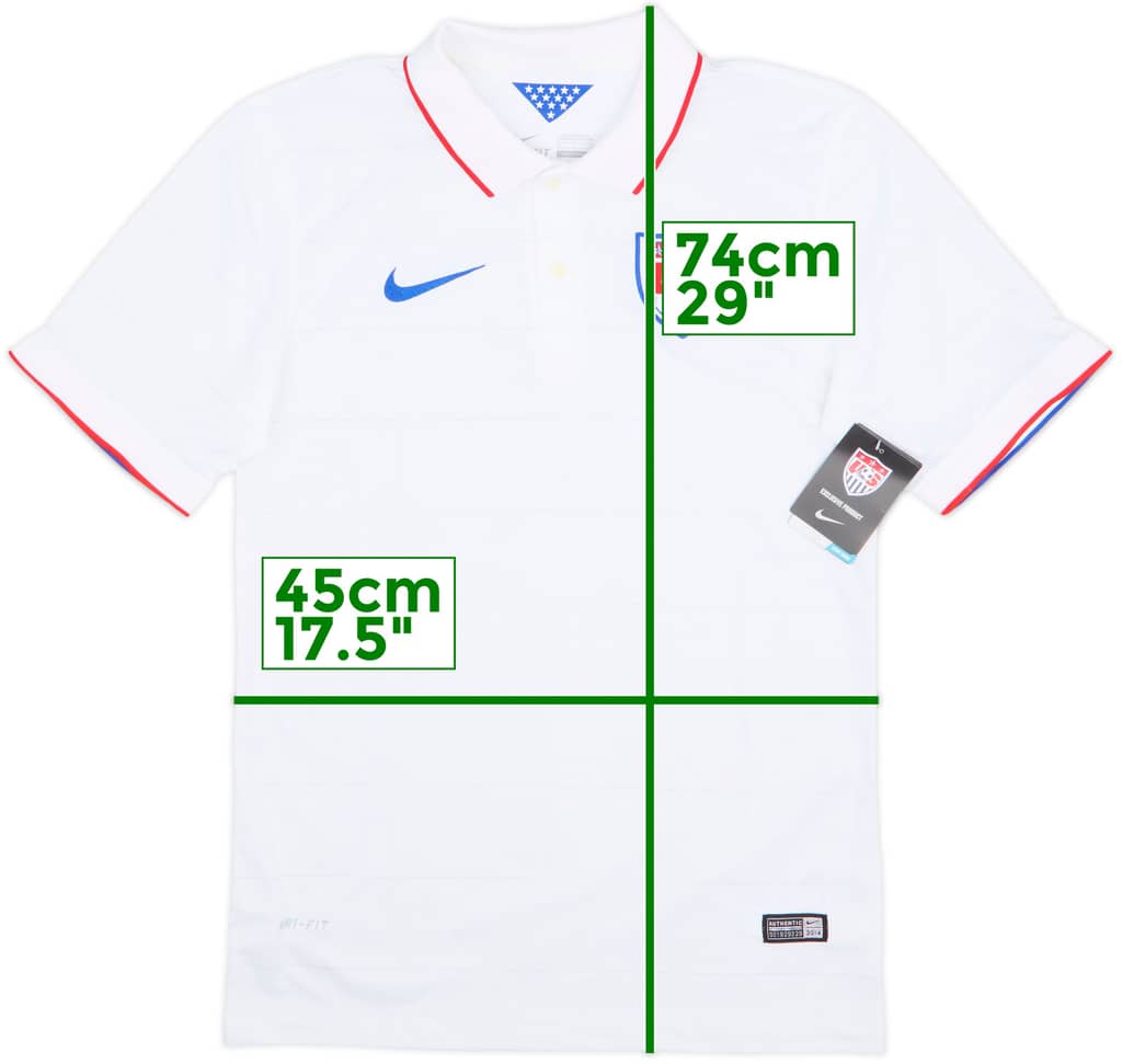 2014-15 USA Home Shirt (S)
