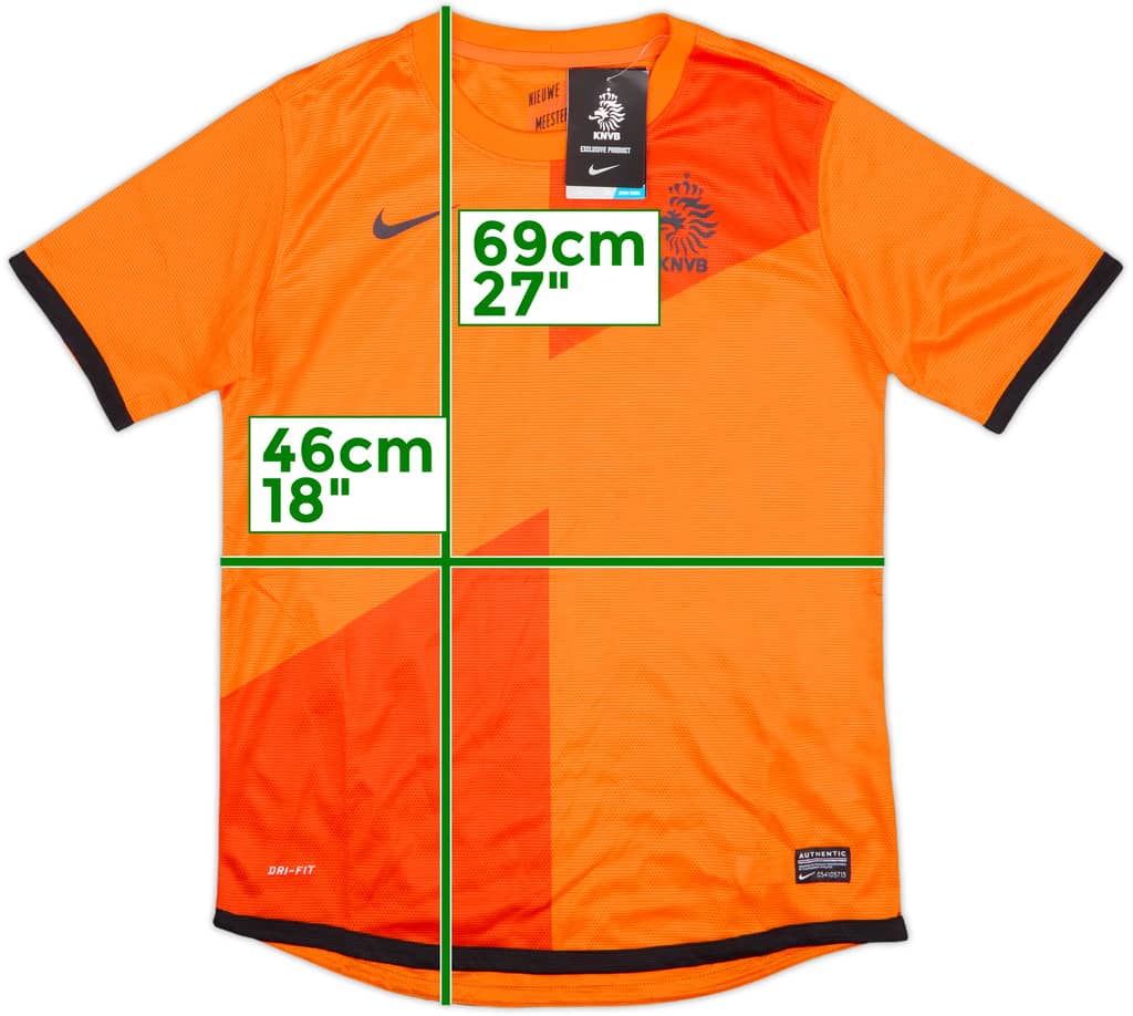2012-13 Netherlands Home Shirt (XL.Boys)