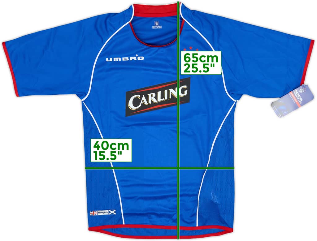 2005-06 Rangers Home Shirt (S.Boys)
