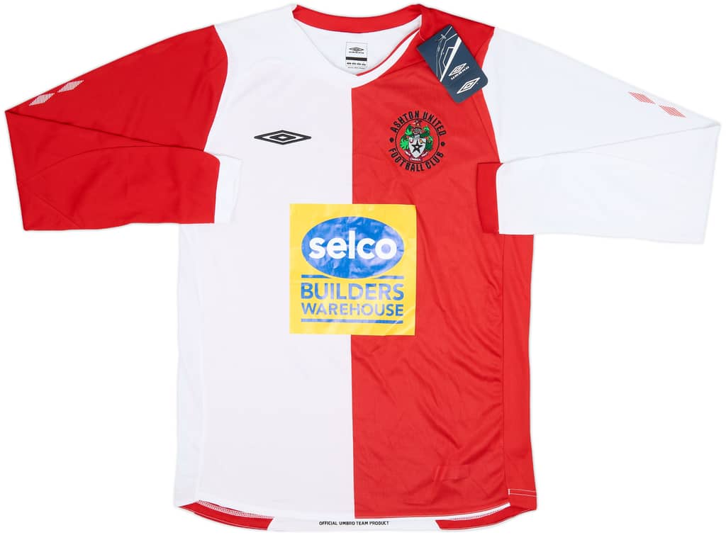 2006-07 Ashton United Home L/S Shirt (S)