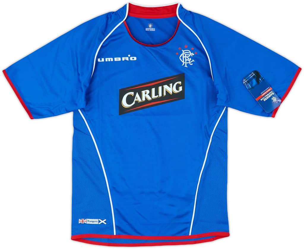 2005-06 Rangers Home Shirt (S.Boys)