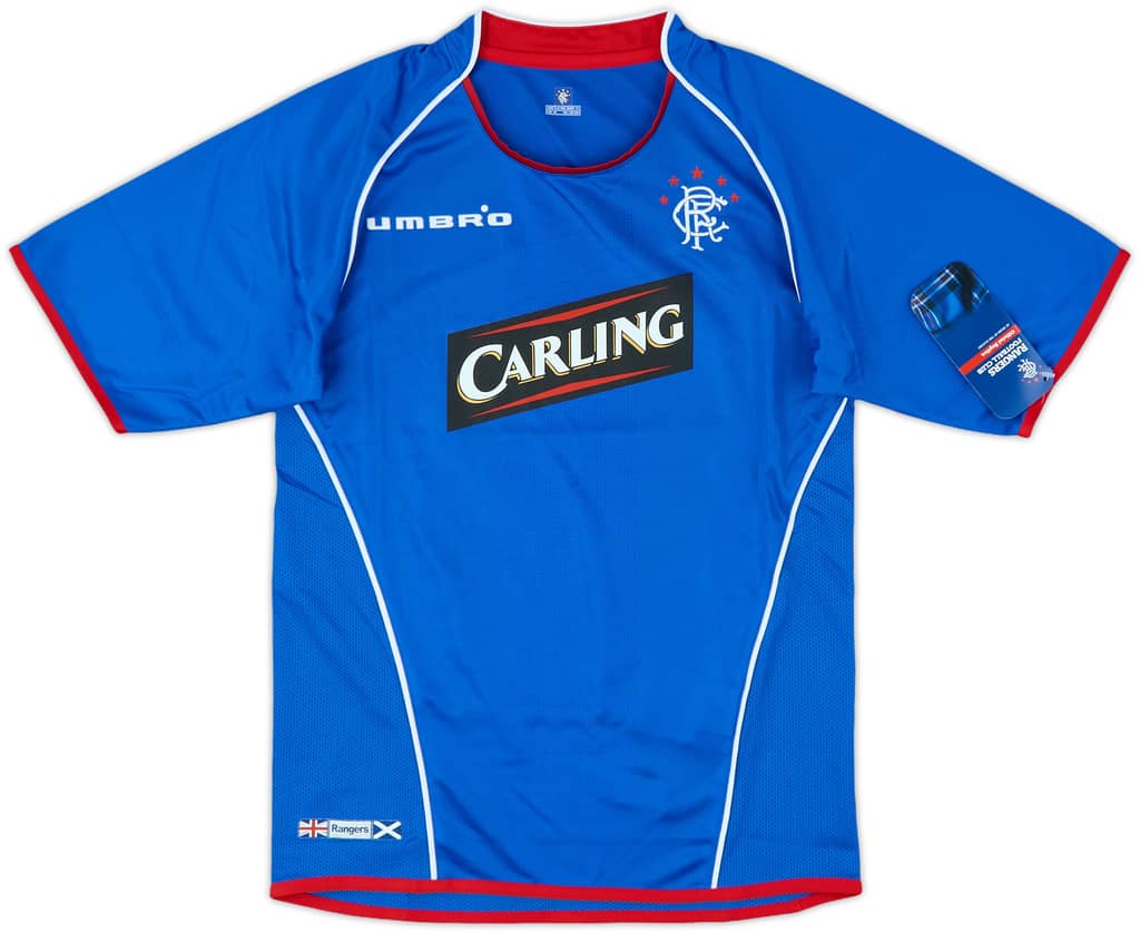 2005-06 Rangers Home Shirt (S.Boys)