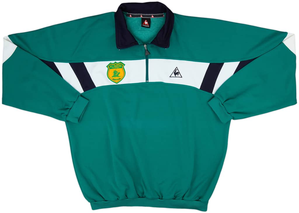 2004-05 Nantes Le Coq Sportif 1/4 Zip Training Top - 10/10 - (XXL)