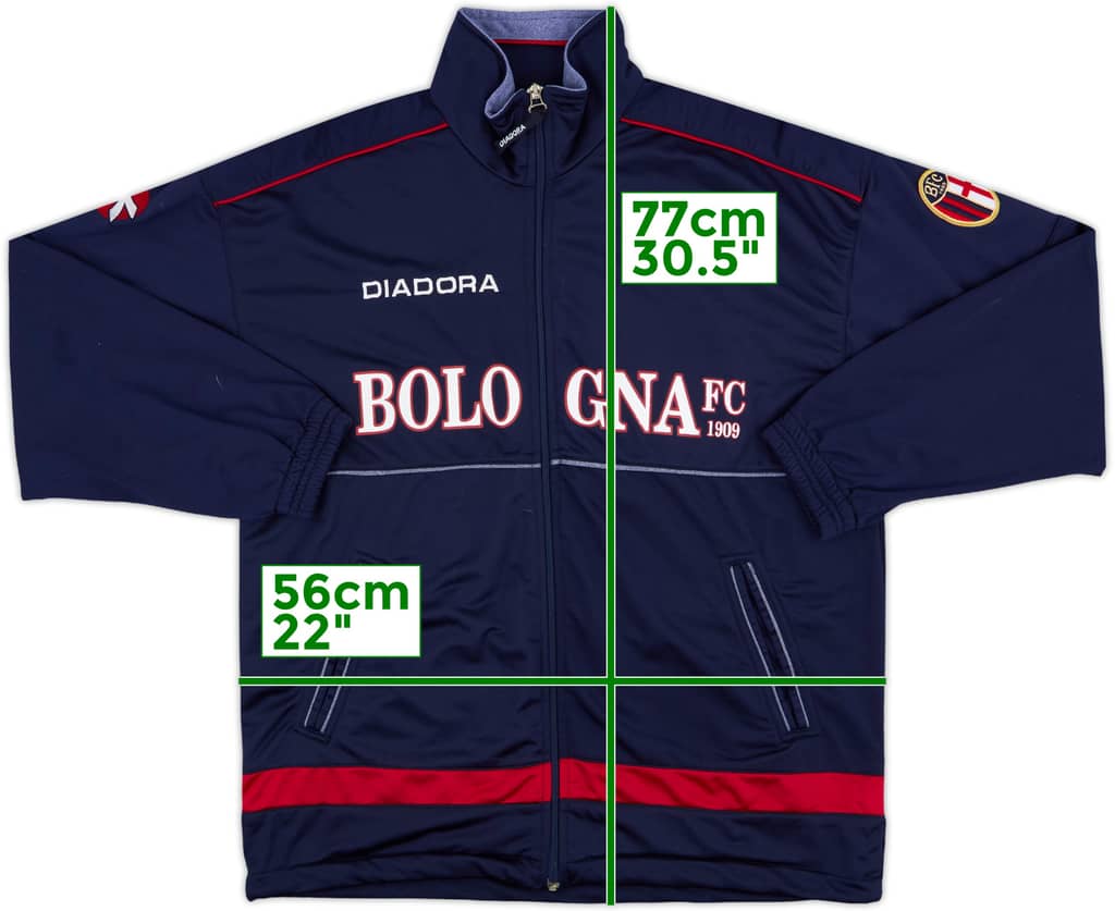 1996-97 Bologna Diadora Track Jacket - 8/10 - (S)